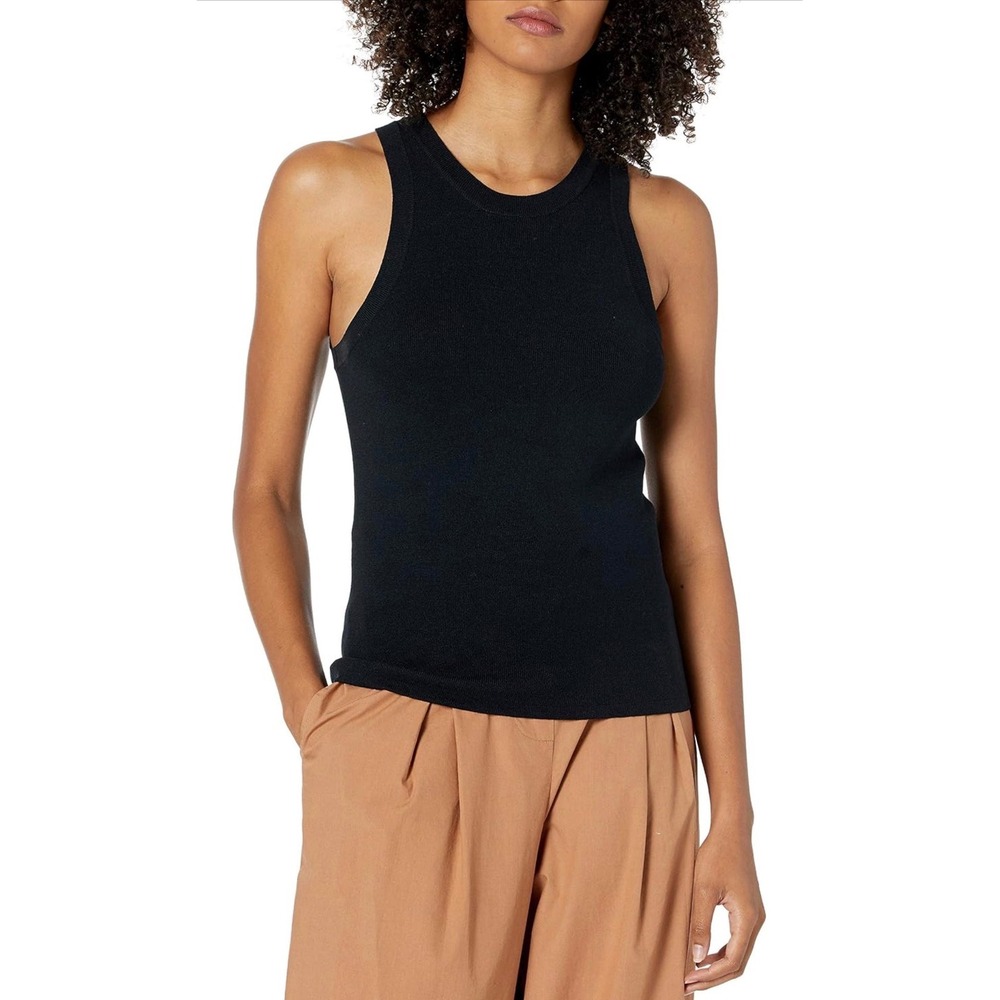 The Drop Black Sweater Tank